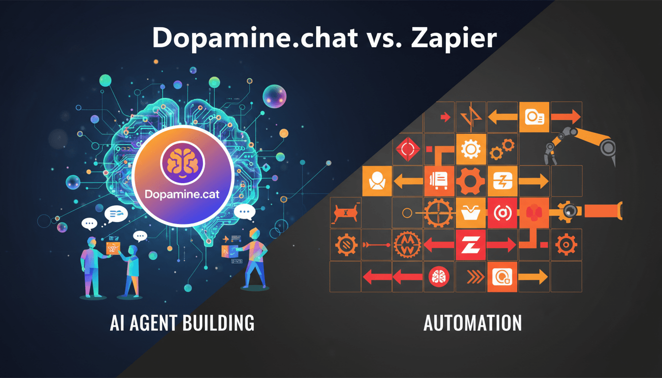 Dopamine.chat vs Zapier: The Ultimate Comparison for Automation and AI Building